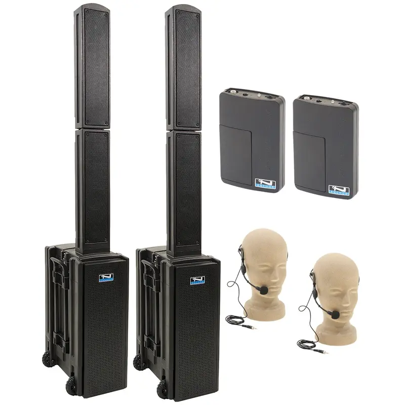 Anchor Audio 865435 Beacon 2 Pair AIRFLEX XR4 - Anchor Air / 2x Handheld / 2x Collar Wireless Mics