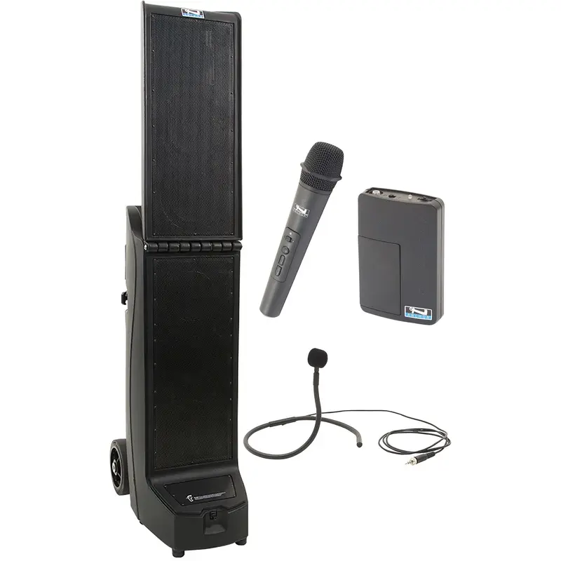 Anchor Audio 914235 Bigfoot 2 System X2 - Anchor-Air / Handheld / Collar Wireless Microphones