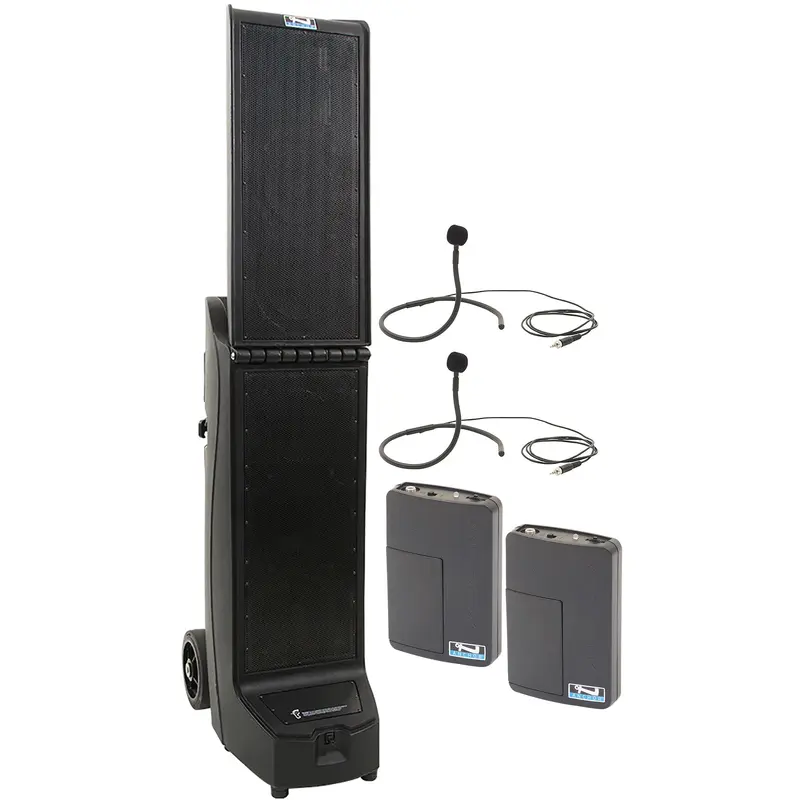 Anchor Audio 914270 Bigfoot 2 System X2 - Anchor-Air / 2x Collar Wireless Microphones