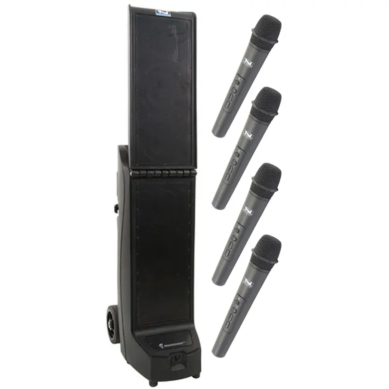 Anchor Audio 915400 Bigfoot 2 System X4 - Anchor-Air / 4x Handheld Wireless Microphones