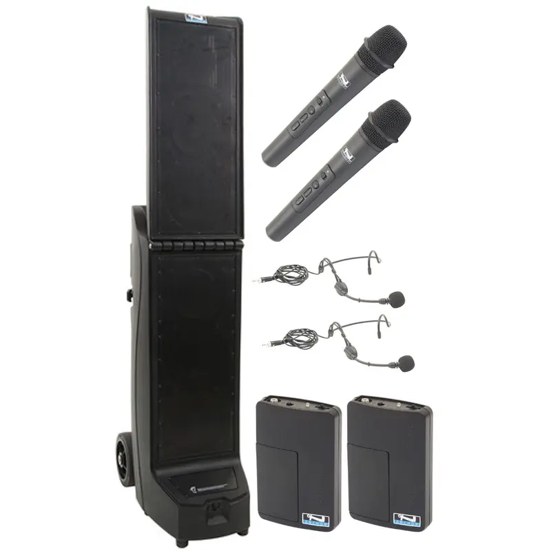 Anchor Audio 915425 Bigfoot 2 System X4 - Anchor-Air / 2x Handheld / 2x Headband Wireless Mics