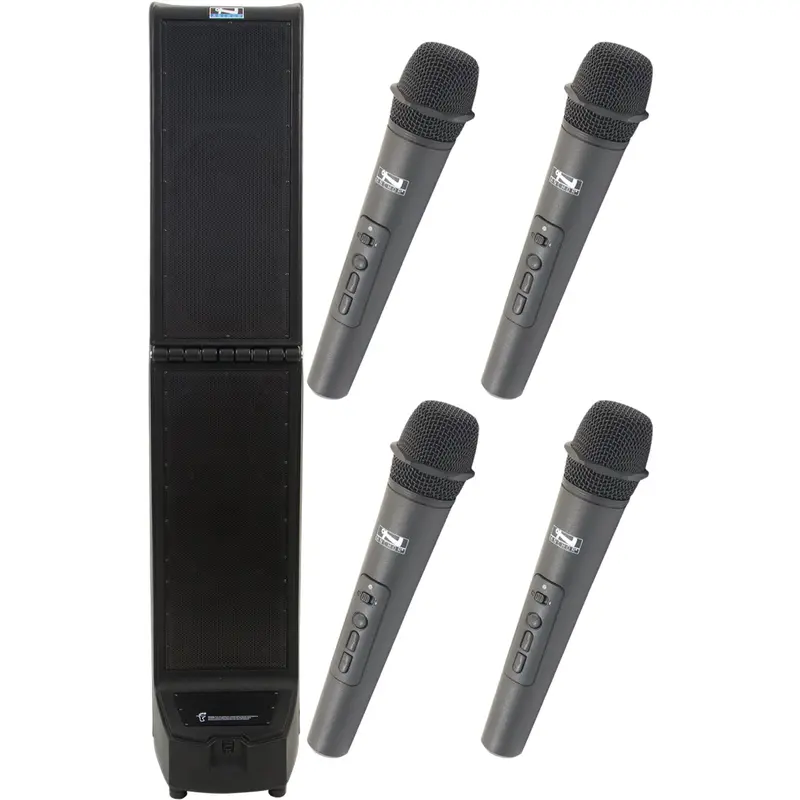 Anchor Audio 960400 Bigfoot Pair XU4, R, Anchor-Air and 4 Wireless Microphones