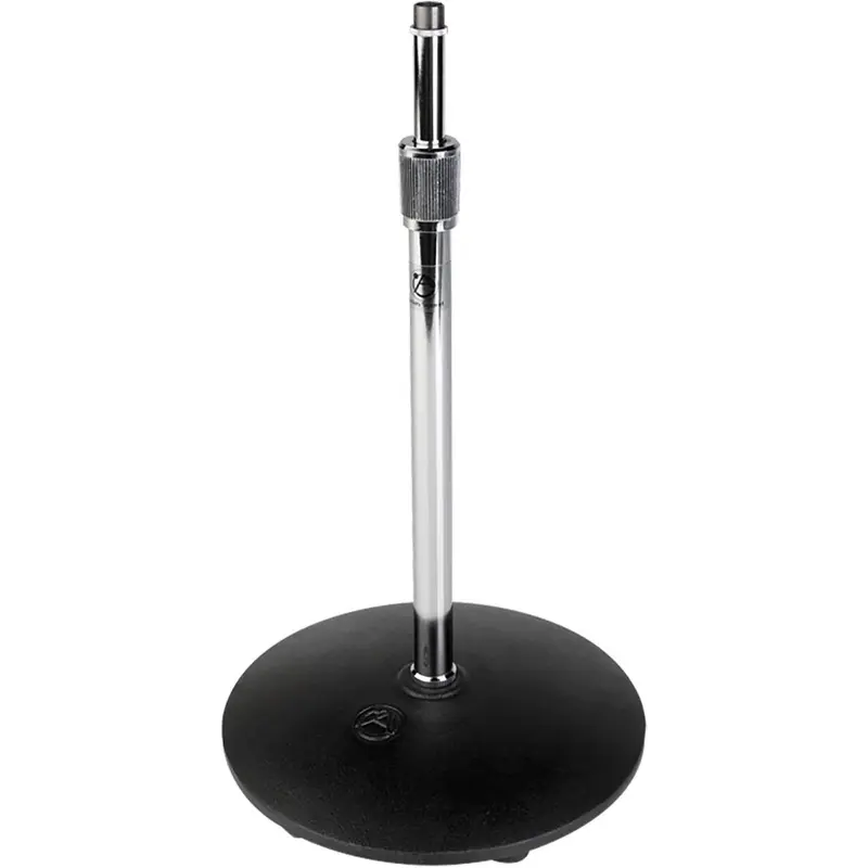Atlas Sound DMS10 Round-base Drum Mic Stand Chrome