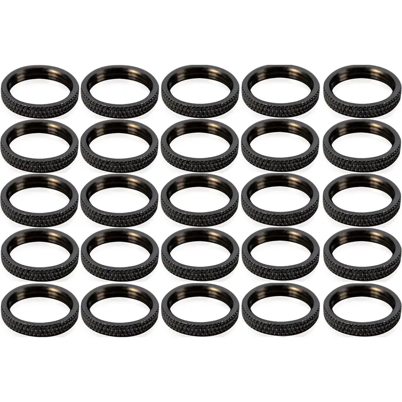 AtlasIED LR58E-25 Lock Ring for Atlas Microphone Stands - 5/8 Inch - Black (25 Pieces)