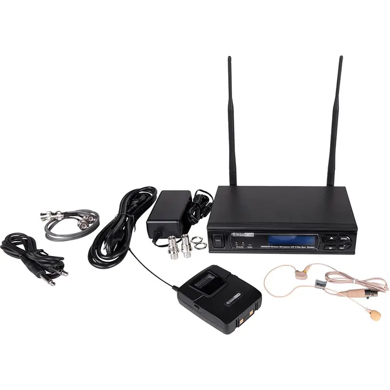 AtlasIED MW100BP-OE Wireless Microphone Kit with Over Ear Microphone
