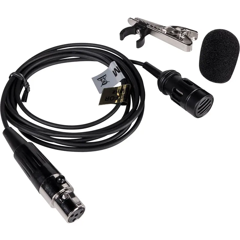 AtlasIED MWLM Lapel Microphone  - Use with MWBPT Wireless Belt Pack Transmitter