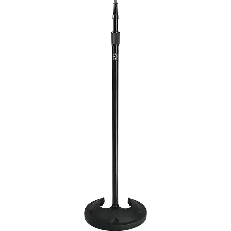 AtlasIED SMS20BIR Heavy Duty Stacking Microphone Stand with Isolation Ring - Black