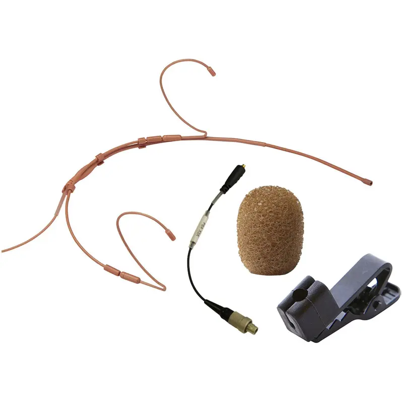 Point Source Audio CO-8WD-XSK SERIES8 Omni Headset Microphone for Sennheiser SK - Brown