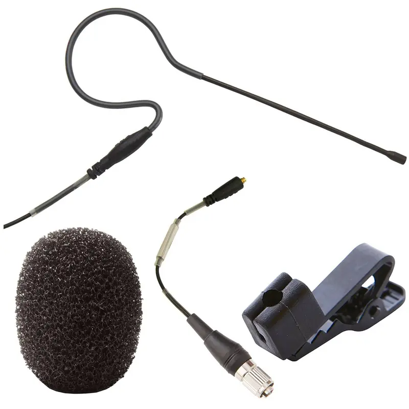 Point Source Audio CO-8WS-XATCH SERIES8 Omni Earworn Mic for Audio-Technica cH-Style - Black