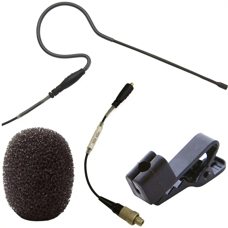 Point Source Audio CO-8WS-XSK SERIES8 Omni Earworn Microphone for Sennheiser SK - Black