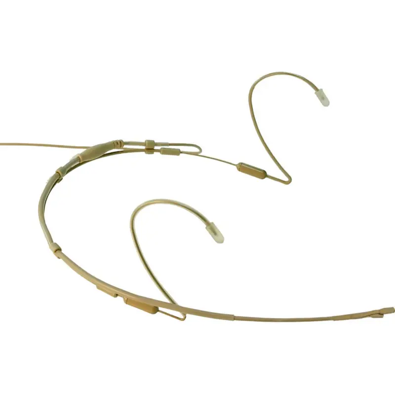 Point Source Audio CO2-8WD-XLE CONFIDENCE Omni Dual Petite Mic Headset for Lectrosonics - Beige
