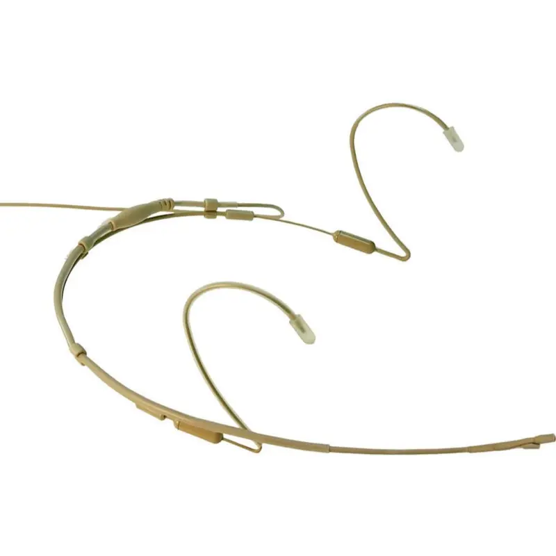 Point Source Audio CO2-8WD-XSE CONFIDENCE Omni Dual Petite Mic Headset for Sennheiser - Beige