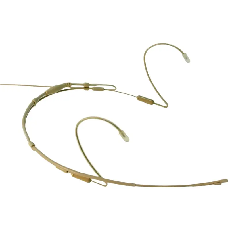 Point Source Audio CO2-8WD-XSK CONFIDENCE Omni Dual Petite Mic Headset for Sennheiser SK - Beige