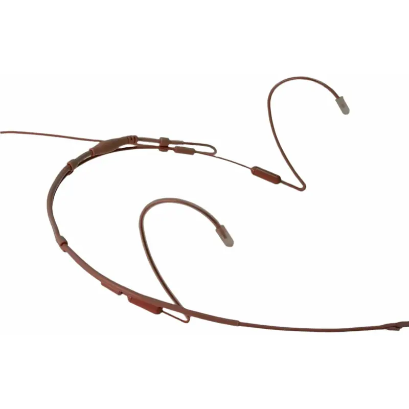 Point Source Audio CO2-8WD-XSK CONFIDENCE Omni Dual Petite Mic Headset for Sennheiser SK - Brown