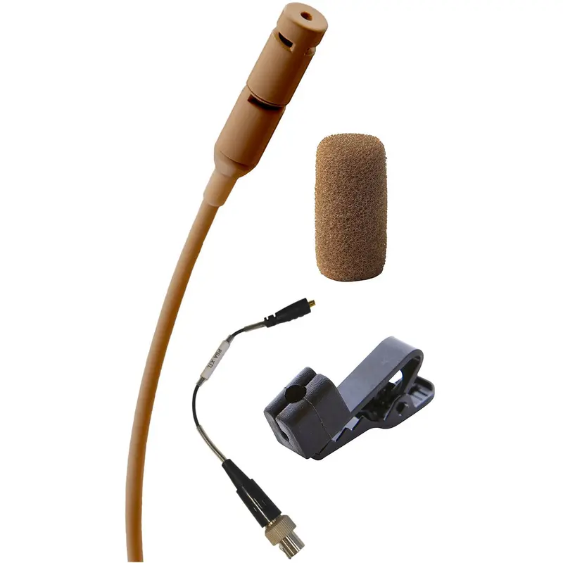 Point Source Audio CR-8L-XMP SERIES8 Cardioid Lavalier Microphone for MiPro - Brown