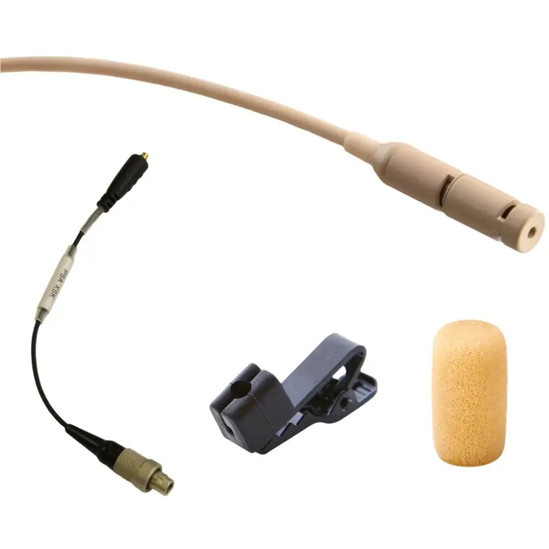 Point Source Audio CR-8L-XSK SERIES8 Cardioid Lavalier Microphone for Sennheiser SK - Beige