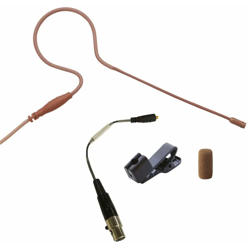 Point Source Audio CR-8S-XLE SERIES8 Cardioid Earworn Microphone for Lectrosonics - Brown