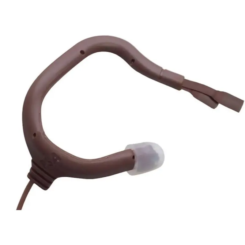 Point Source Audio EO2-8WL-XSK EMBRACE Omni Dual Petite Earmount Lavalier for Sennheiser SK - Brown