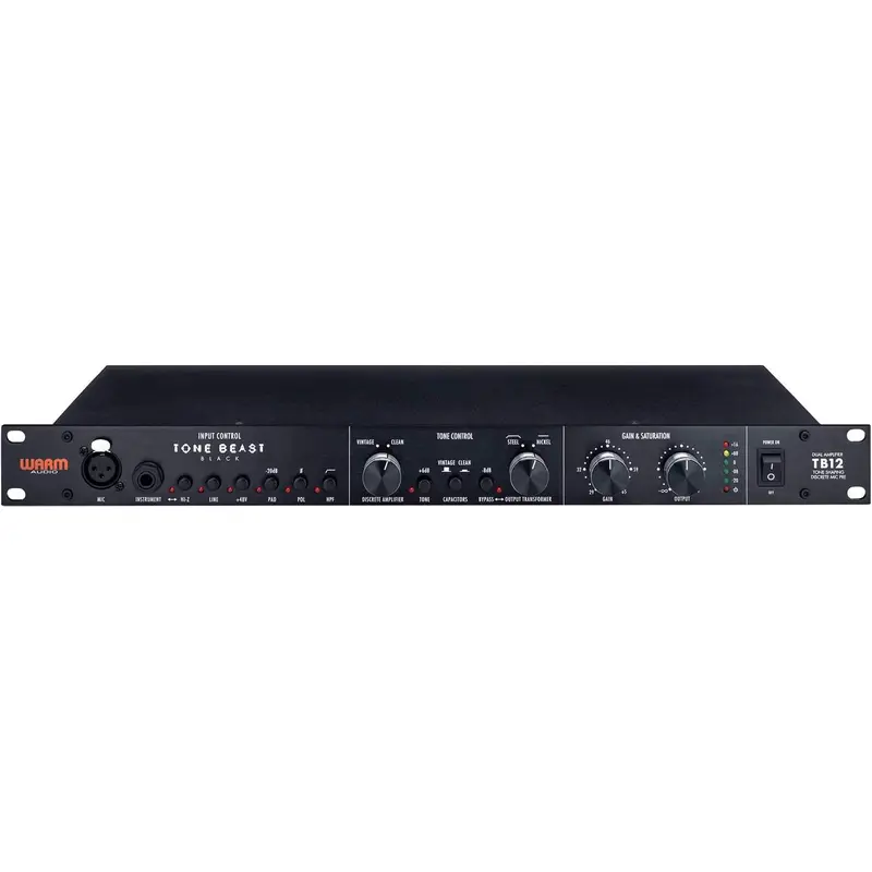 Warm Audio TB12 Tone Beast Microphone Preamp (Black)