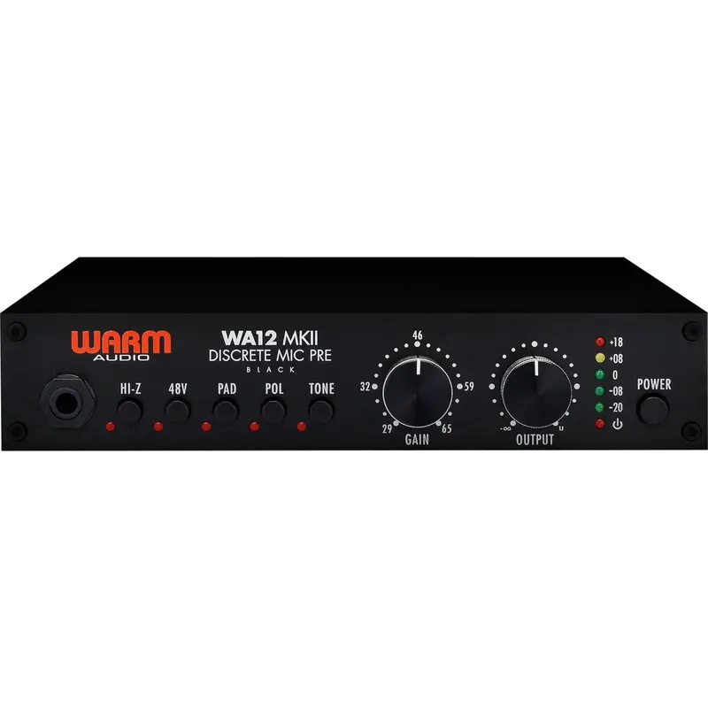 Warm Audio WA12 MKII Black Mic Preamp/DI