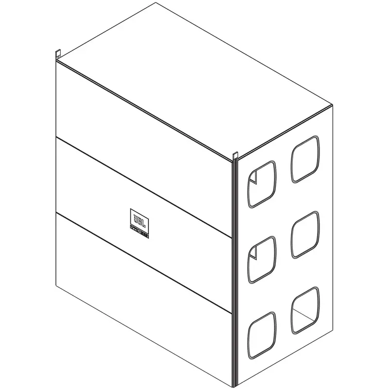 JBL VTX-B28-VT-CVR Soft Cover for 3-4x B28 Loudspeakers