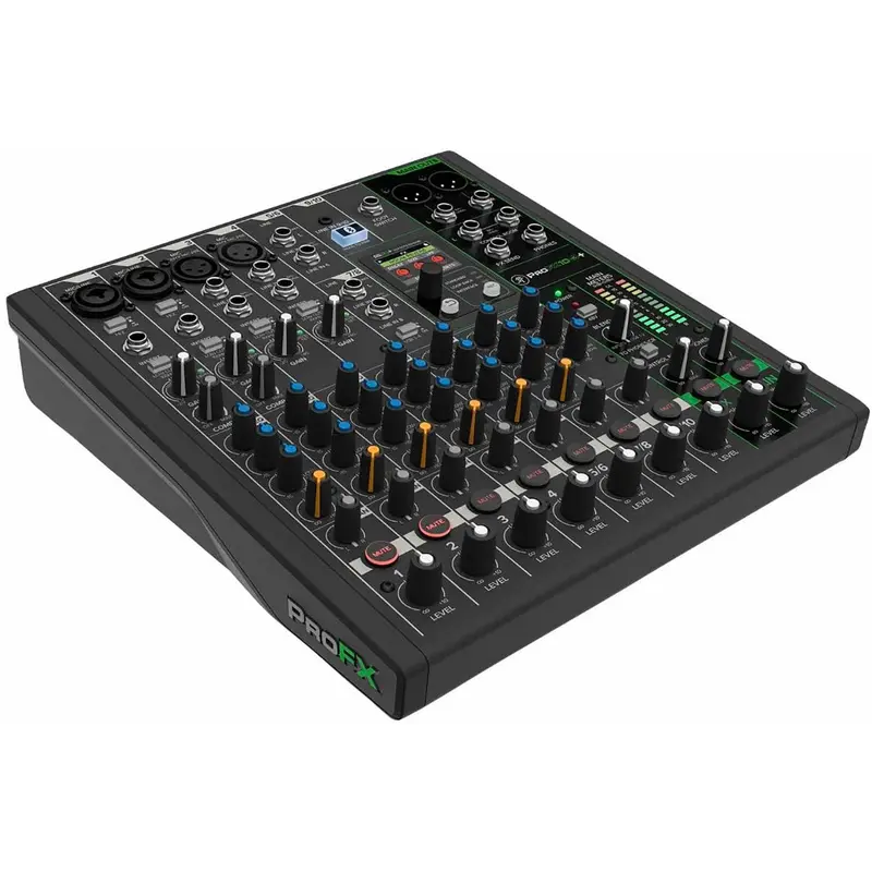 Mackie ProFX10v3+ 10-Channel Analog Mixer with Enhanced FX / USB Recording and Bluetooth