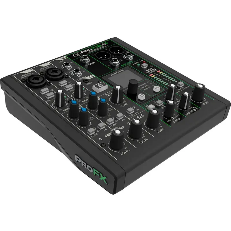 Mackie ProFX6v3+ 6-Channel Analog Mixer with Enhanced FX / USB Recording and Bluetooth