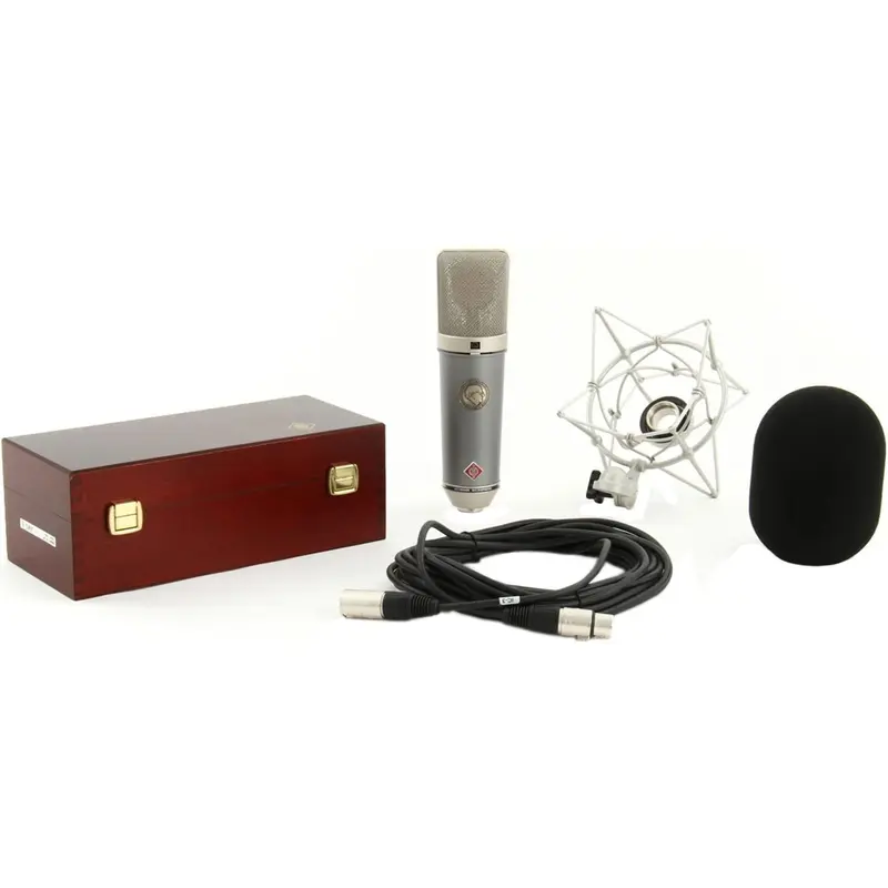 Neumann TLM-67-SET-Z K 67 Capsule Multi-Pattern Microphone with Box / EA 87 Mount / WS 87 / Cable