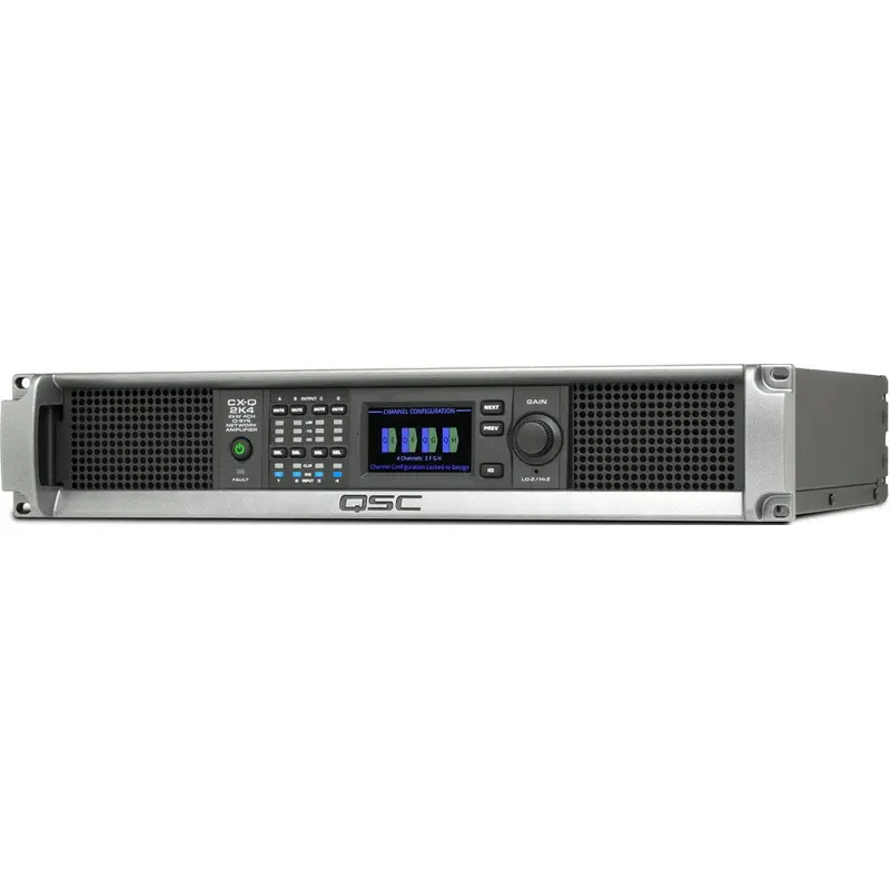 Q-SYS CX-Q 2K4 4-Channel - 500-Watt per Channel - Q-Sys Network Amplifier