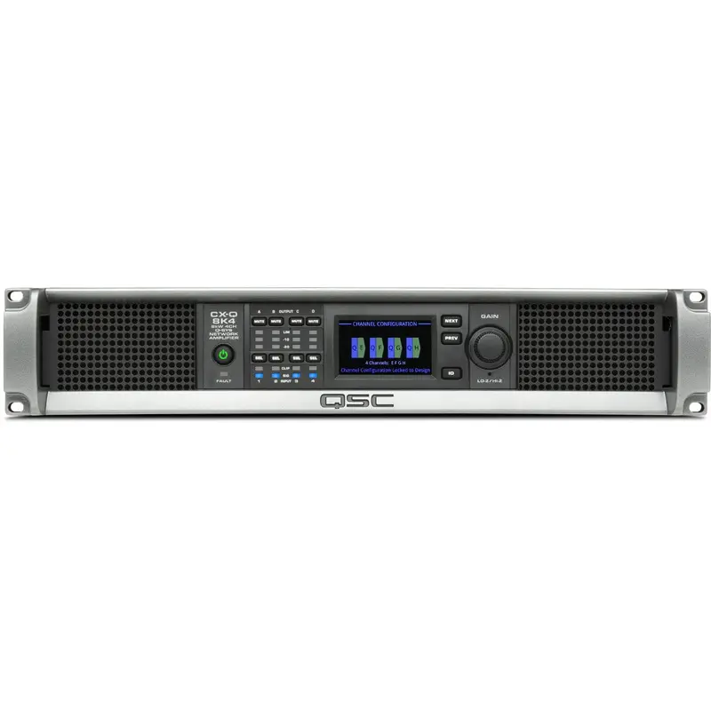 Q-SYS CX-Q 8K4 4-Channel - 2000-Watt per Channel - Q-Sys Network Amplifier