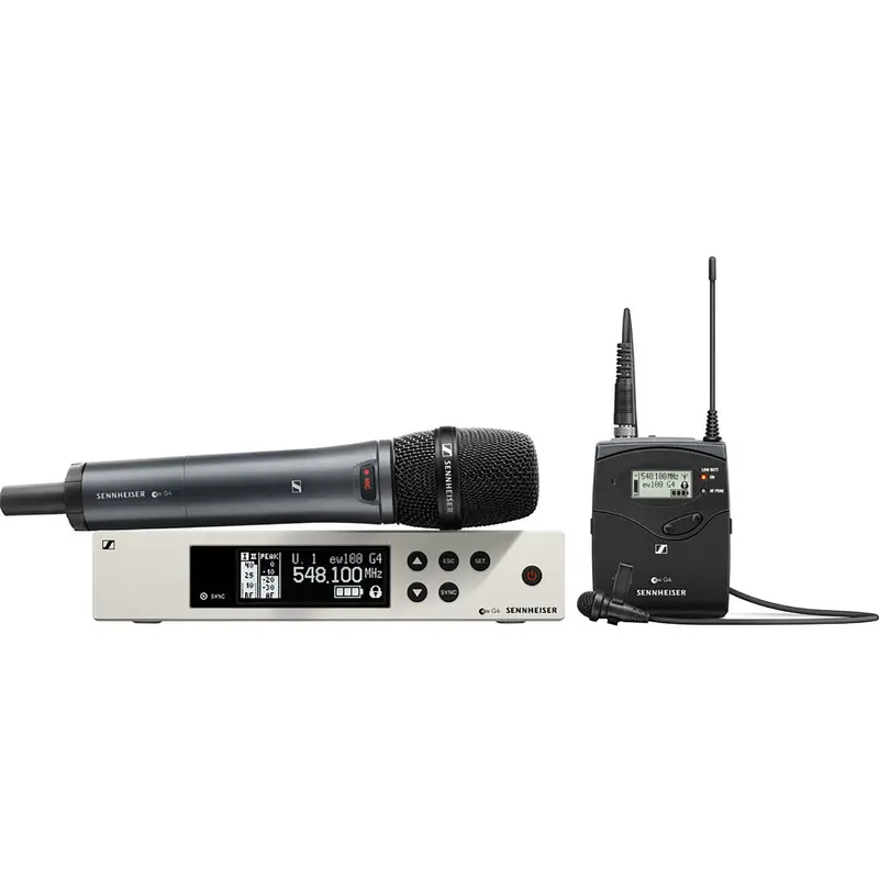 Sennheiser EW 100 G4-ME2/835-S-G Wireless Lavalier / Vocal Combo Set
