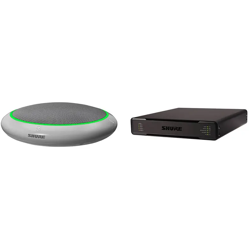 Shure MXA310AL-P300-P MXA310AL and P300-IMX Conference Bundle - Aluminium