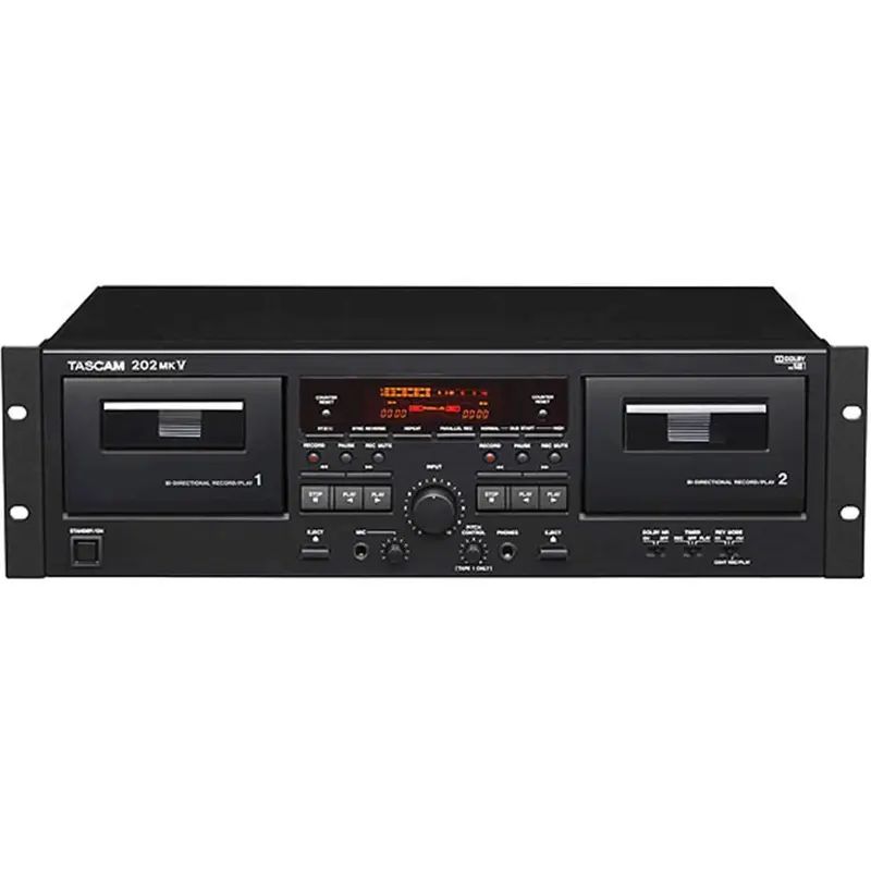 Tascam 202-MKV Dual Well Cassette Decks