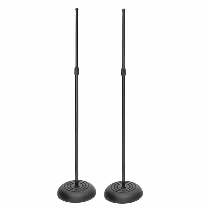 Two Pack Professional Round Base Mic Stand