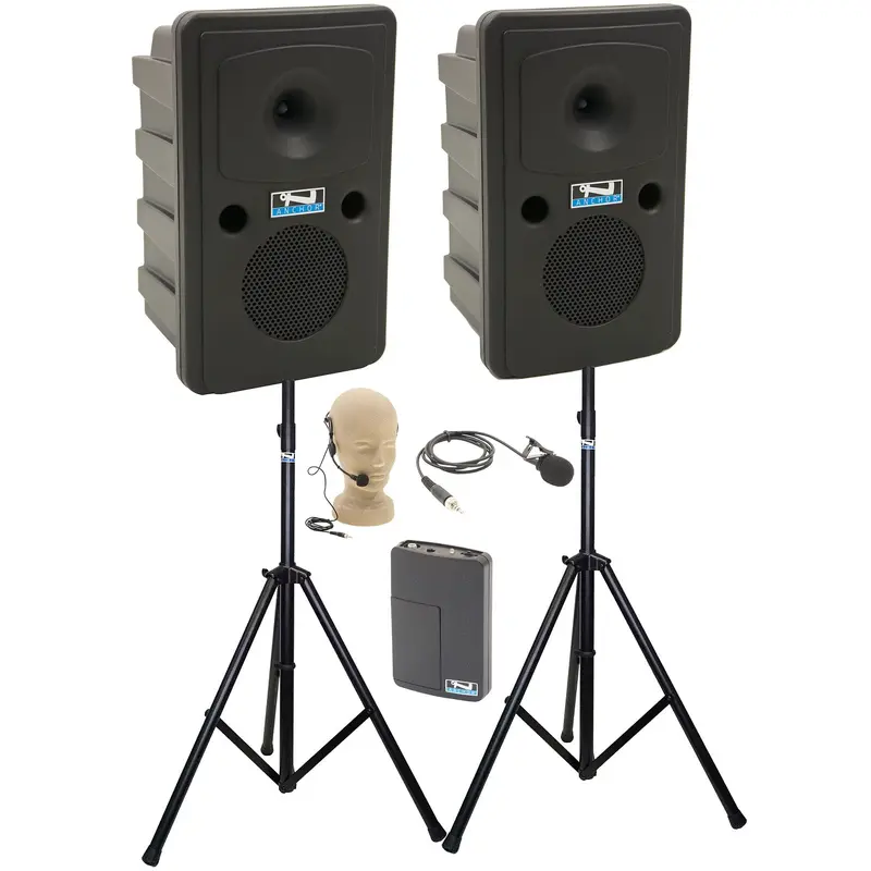 Anchor Audio 660190 Go Getter 2 Pair AIR X1 - Anchor-Air / Wireless Lapel Mic / Headband Microphones