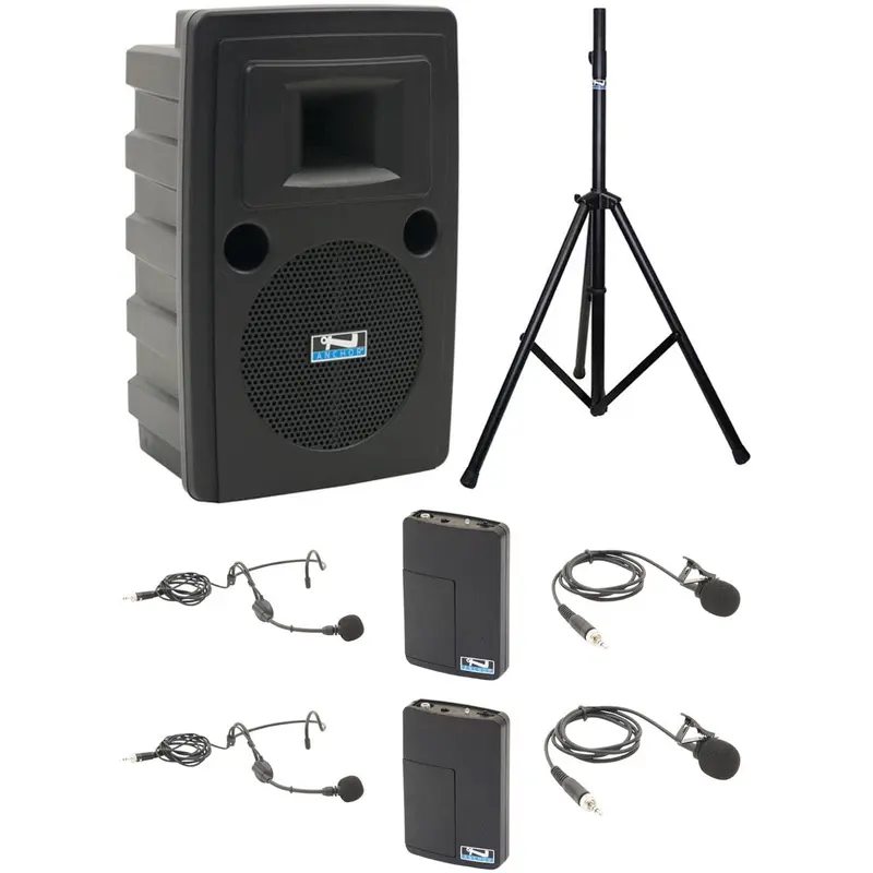 Anchor Audio 714290 Liberty 2 System X2 - Anchor-Air / 2x Lapel / 2x Headband Wireless Microphones