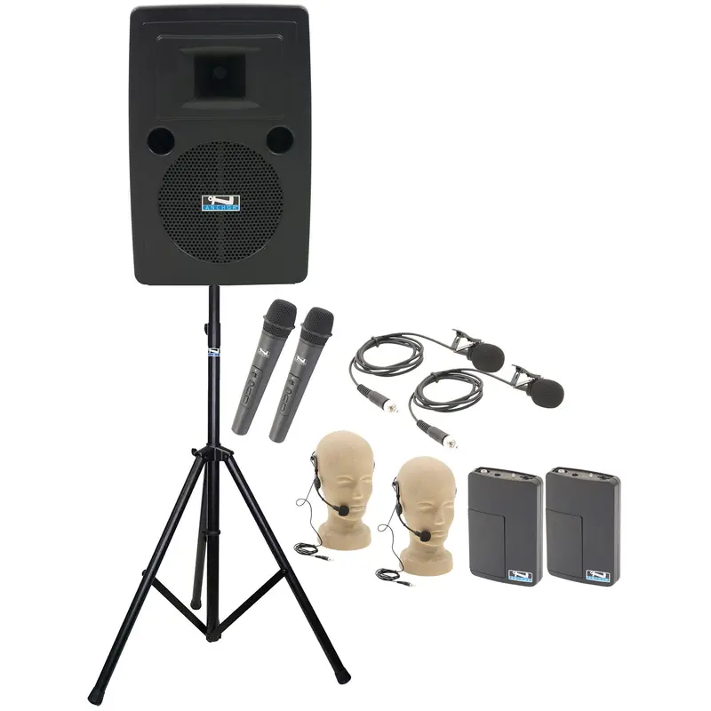 Anchor Audio 715429 Liberty 2 System X4 - Anchor-Air / 2x Handheld / 2x Lapel / 2x Headband Mics