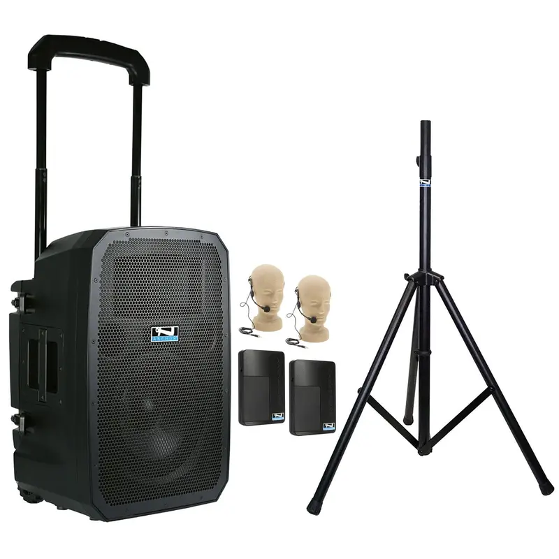 Anchor Audio 776250 Liberty 3 Link System - AnchorLink 3 / 2x Headband Wireless Microphones / Stand