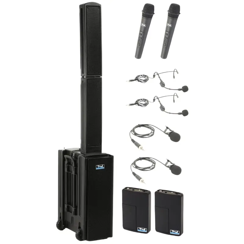 Anchor Audio 815429 Beacon 2 System X4 - Anchor Air / 2x Handheld / 2x Lapel / 2x Headband Mics