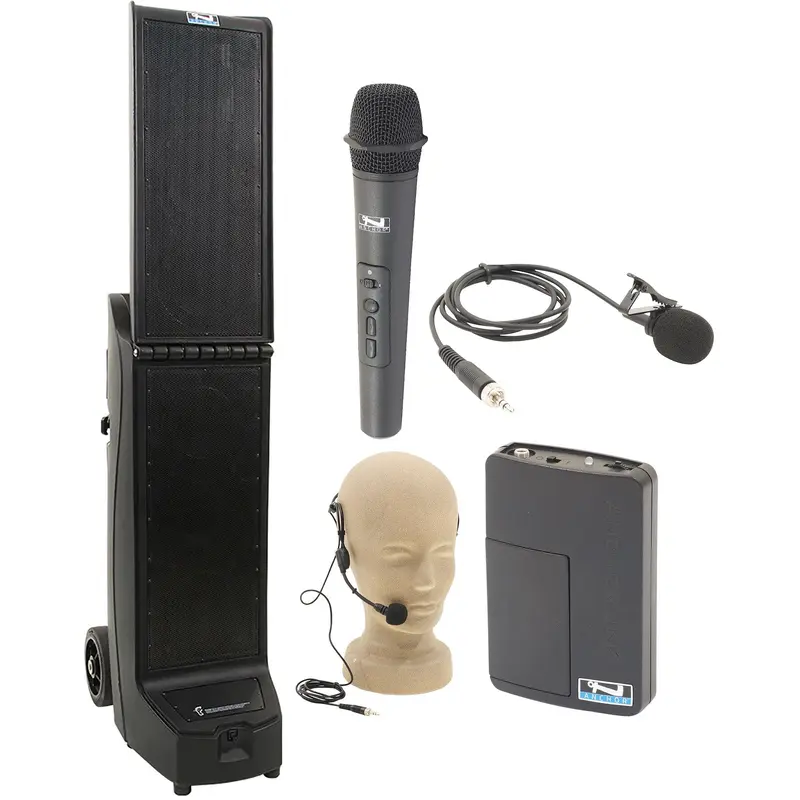Anchor Audio 914229 Bigfoot 2 System X2 - Anchor-Air / Handheld / Lapel / Headband Wireless Mics