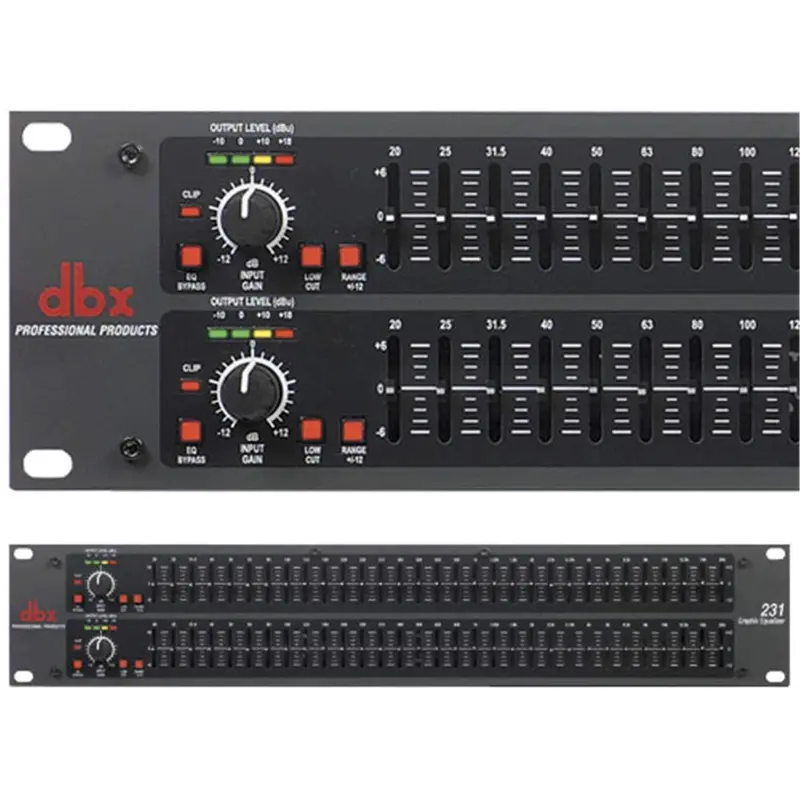 DBX 231 Dual 31 Band 1/3 Octave EQ with XLR & TRS