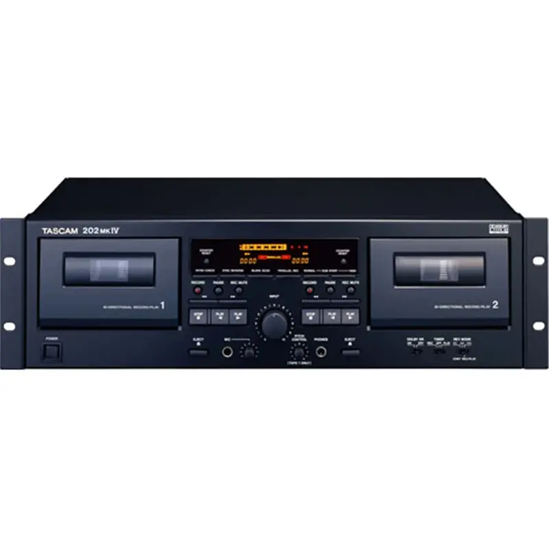 Tascam 202MKIV Dual Well Cassette Deck