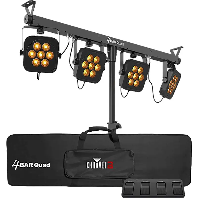 Chauvet 4BAR Quad DMX RGBA LED Wash Light System
