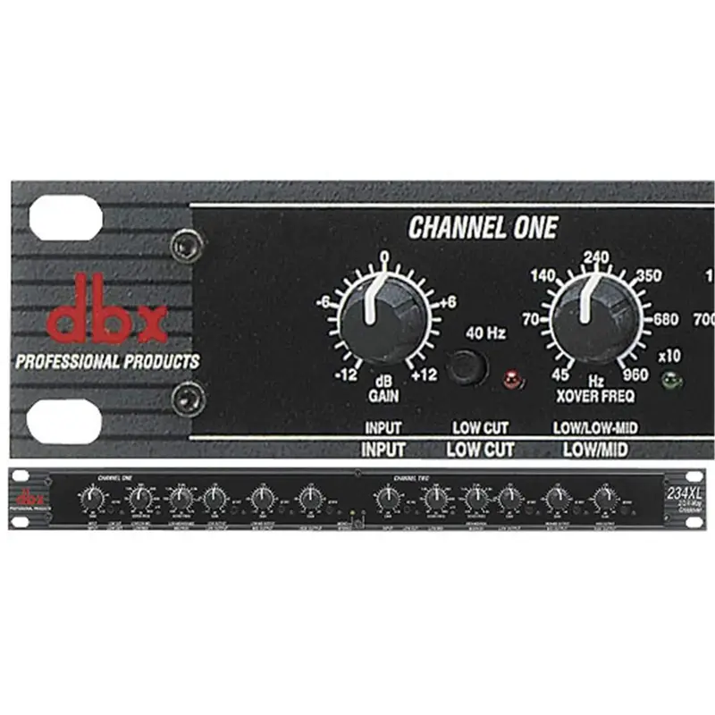 DBX 234-XL Stereo 2, 3 & 4 Way Crossover XLR I/O