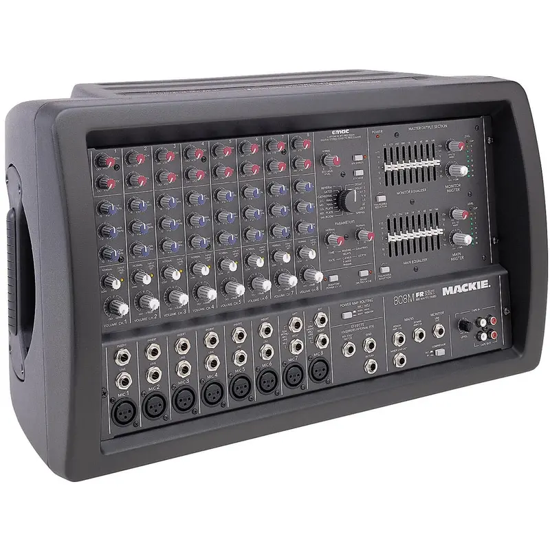 Mackie 808M 8Ch 2X600W Mono Pwrd Mixer with Fx