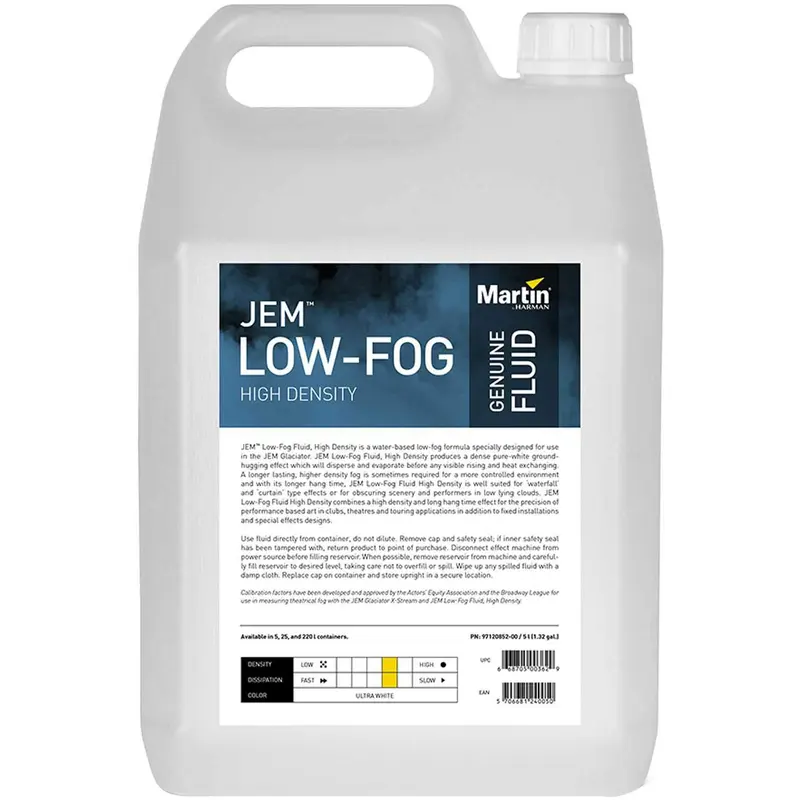 Martin JEM Low-Fog Fluid High Density 5L