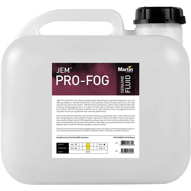 Martin JEM Pro-Fog Fluid 9.5L/2.5 Gallon