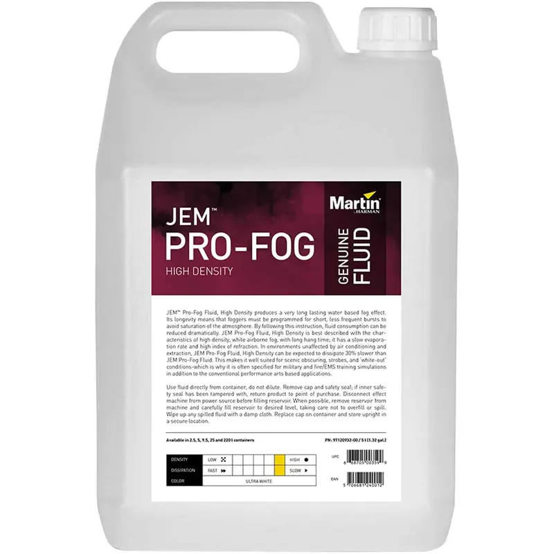 Martin JEM Pro-Fog Fluid High Density 5L