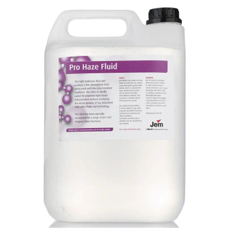 Martin Pro Water-Base Haze Fluid 2.5 L (.66 gal)
