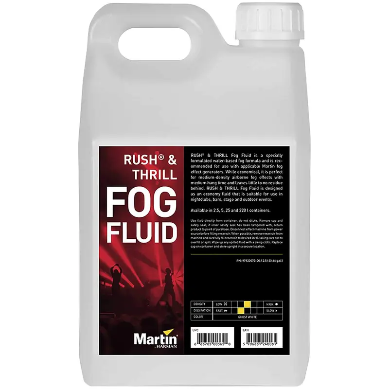 Martin RUSH and THRILL Fog Fluid 2.5L